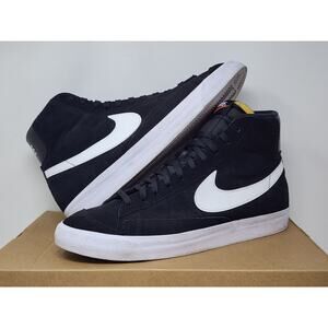 Nike Blazer Mid '77 BLACK WHITE CI1172-005 Size 11 WORN
